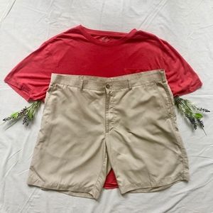 Khaki PGA Store Golf Shorts